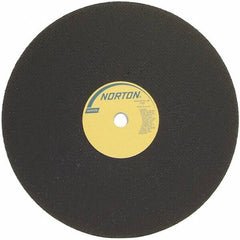 Norton - 30" Ceramic Cutoff Wheel - 1/4" Thick, 1-3/4" Arbor - USA Tool & Supply