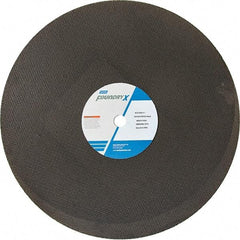 Norton - 20" Aluminum Oxide Cutoff Wheel - 5/32" Thick, 1" Arbor - USA Tool & Supply