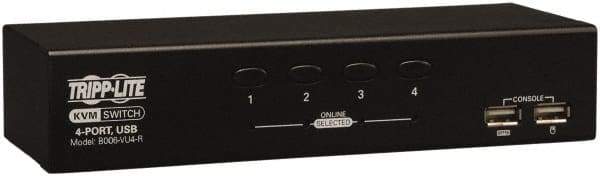 Tripp-Lite - KVM Switch - 4 Ports - USA Tool & Supply