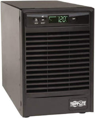 Tripp-Lite - 15 Amp, 1,000 VA, Tower Mount Online Backup Uninterruptible Power Supply - Backup 3.8 min with Full Load & 12 min with Half Load, 120 VAC Input & Output, 900 Watt Output, 1 Phases, 6 Outlets - USA Tool & Supply