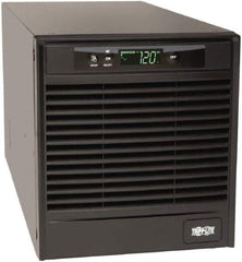Tripp-Lite - 20 Amp, 3,000 VA, Tower & Rack Mount Online Backup Uninterruptible Power Supply - Backup 4.1 min with Full Load & 13.8 min with Half Load, 120 VAC Input & Output, 2,700 Watt Output, 1 Phases, 9 Outlets - USA Tool & Supply