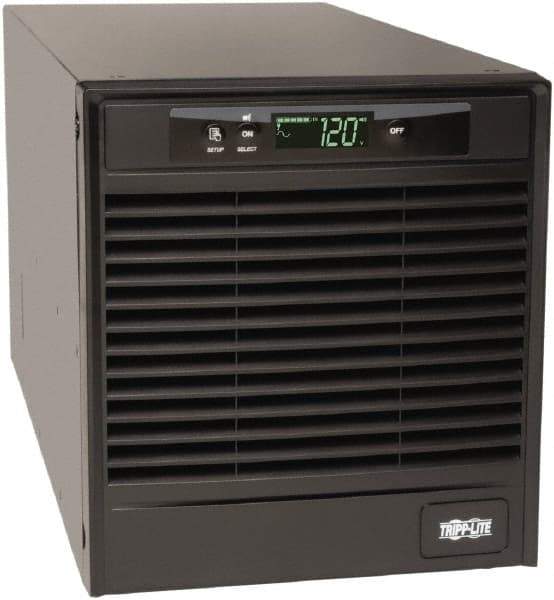 Tripp-Lite - 20 Amp, 2,200 VA, Tower & Rack Mount Online Backup Uninterruptible Power Supply - Backup 4-1/2 min with Full Load & 14 min with Half Load, 120 VAC Input & Output, 1,800 Watt Output, 1 Phases, 6 Outlets - USA Tool & Supply