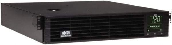 Tripp-Lite - 20 Amp, 2,200 VA, Tower & Rack Mount Line Interactive Backup Uninterruptible Power Supply - Backup 5.6 min with Full Load & 14 min with Half Load, 120 VAC Input & Output, 1,920 Watt Output, 1 Phases, 8 Outlets - USA Tool & Supply