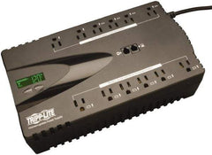 Tripp-Lite - 15 Amp, 850 VA, Tower Mount Standby Backup Uninterruptible Power Supply - Backup 2.8 min with Full Load & 9.4 min with Half Load, 120 VAC Input & Output, 425 Watt Output, 1 Phases, 12 Outlets - USA Tool & Supply