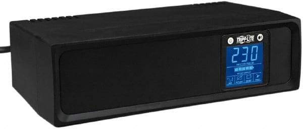 Tripp-Lite - 15 Amp, 1,000 VA, Tower Mount Line Interactive Backup Uninterruptible Power Supply - Backup 3 min with Full Load & 10 min with Half Load, 230 Volt Input & Output, 500 Watt Output, 1 Phases, 6 Outlets - USA Tool & Supply