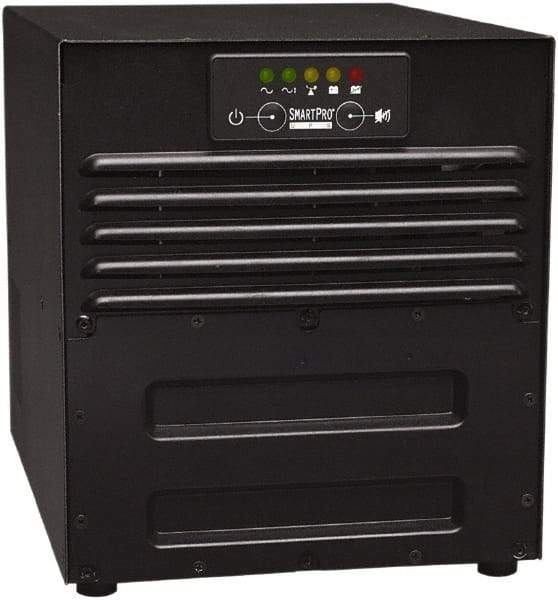 Tripp-Lite - 15 Amp, 700 VA, Tower Mount Line Interactive Backup Uninterruptible Power Supply - Backup 22.2 min with Full Load & 9 min with Half Load, 120 VAC Input & Output, 450 Watt Output, 1 Phases, 6 Outlets - USA Tool & Supply