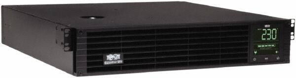 Tripp-Lite - 20 Amp, 3,000 VA, Tower & Rack Mount Line Interactive Backup Uninterruptible Power Supply - Backup 3-1/2 min with Full Load & 12.9 min with Half Load, 230 Volt Input & Output, 2,700 Watt Output, 1 Phases, 6 Outlets - USA Tool & Supply