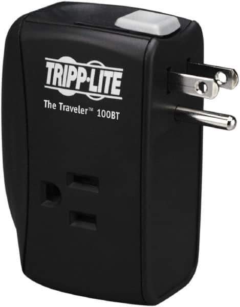 Tripp-Lite - 2 Outlets, 120 VAC15 Amps, Power Outlet Strip - Floor, Keyhole Mount, 5-15 NEMA Configuration, 1-3/4" Strip - USA Tool & Supply