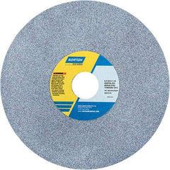 Norton - 8" Diam x 1-1/4" Hole x 3/4" Thick, J Hardness, 46 Grit Surface Grinding Wheel - Ceramic, Type 1, Coarse Grade, 3,600 Max RPM - USA Tool & Supply