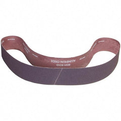 Norton - 3" Wide x 48" OAL, 80 Grit, Aluminum Oxide Abrasive Belt - Aluminum Oxide, Coated, X Weighted Cloth Backing - USA Tool & Supply