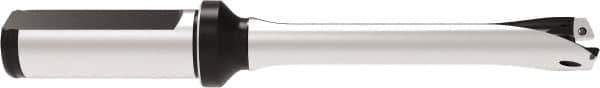 Allied Machine and Engineering - Series 15, 15 to 15.99mm Diam, 3/4" Diam Straight Shank with Flange, Straight Flute Spade Drill - 3-5/32" Max Depth, 6-11/32" OAL, Standard Length, Through Coolant - USA Tool & Supply