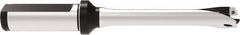 Allied Machine and Engineering - Series 15, 15 to 15.99mm Diam, 3/4" Diam Straight Shank with Flange, Straight Flute Spade Drill - 1-8/9" Max Depth, 5.0833" OAL, Standard Length, Through Coolant - USA Tool & Supply