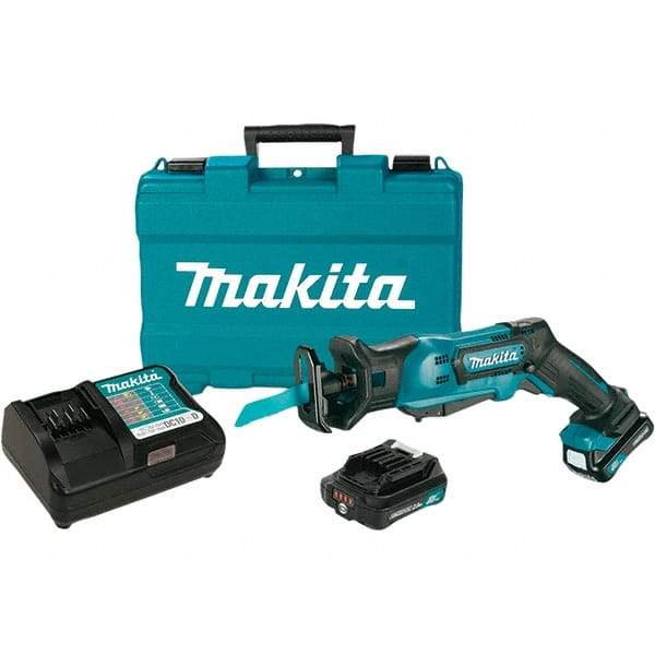 Makita - Cordless Reciprocating Saws Voltage: 12.0 Battery Chemistry: Lithium-Ion - USA Tool & Supply