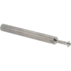 Accupro - 5/32° 5/32" Cut Diam, 0.078" Cut Width, 3/16" Shank, Solid Carbide Double-Angle Cutter - USA Tool & Supply