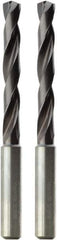 Seco - 4.2mm 140° Solid Carbide Jobber Drill - TiAlN Finish, Right Hand Cut, Spiral Flute, Cylindrical Shank, 74mm OAL, Standard Point - USA Tool & Supply