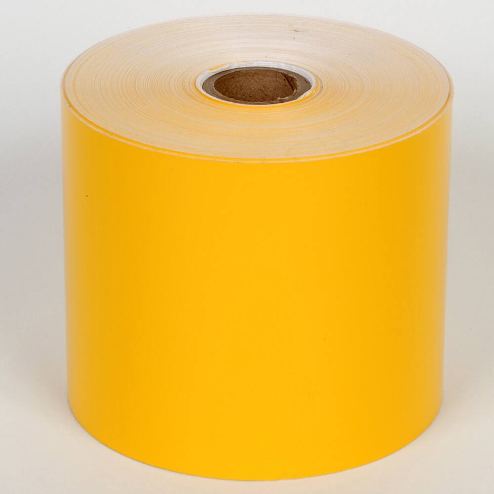 Cobra Systems - Labels, Ribbons & Tapes; Type: Vinyl Tape ; Color: Yellow ; For Use With: VNM4PRO ; Width (Inch): 4 ; Length (Feet): 150 ; Material: Vinyl - Exact Industrial Supply