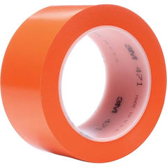 3M - 36 Yd x 1/4" Orange Vinyl Film Tape - USA Tool & Supply