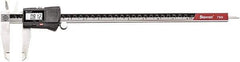 Starrett - 0 to 12" Range 0.0005" Resolution, Electronic Caliper - Stainless Steel with 2-1/2" Stainless Steel Jaws - USA Tool & Supply
