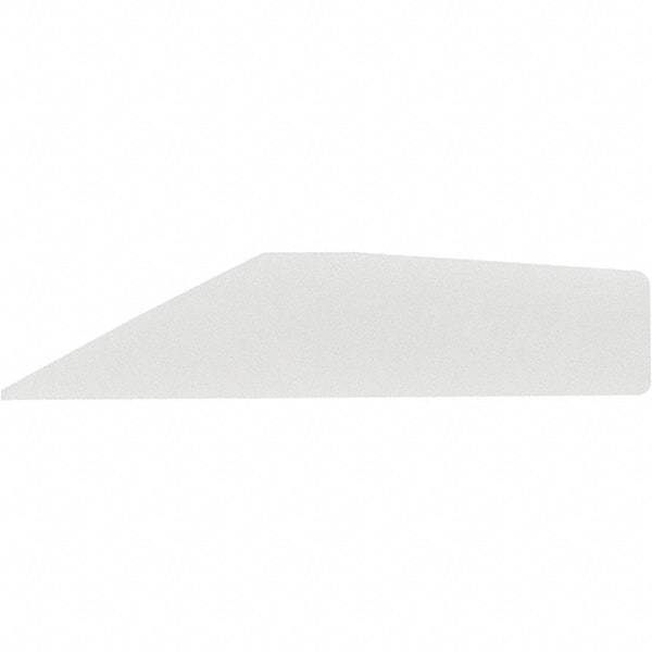 Noga - T80 Bi-Directional Ceramic Deburring Scraper Blade - Flat Blade Cross Section - USA Tool & Supply