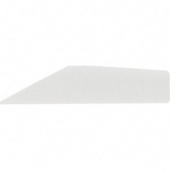 Noga - T80 Bi-Directional Ceramic Deburring Scraper Blade - Flat Blade Cross Section - USA Tool & Supply