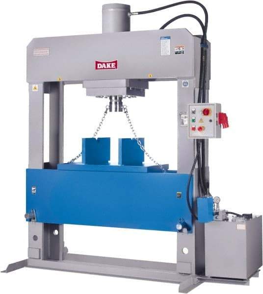 Dake - 150 Ton Electric Shop Press - 19" Stroke - USA Tool & Supply