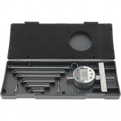 SPI - 0" to 22" Steel Electronic Depth Gage - 0.001" Accuracy, 0.0005" Resolution, 4" Base Length - USA Tool & Supply