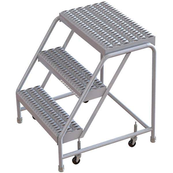 TRI-ARC - Rolling & Wall Mounted Ladders & Platforms Type: Rolling Warehouse Ladder Style: Rolling Safety Ladder - USA Tool & Supply