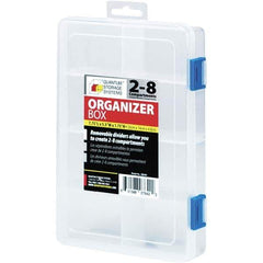 Quantum Storage - Compartment Storage Boxes & Bins Type: Storage Box Number of Compartments: 8.000 - USA Tool & Supply