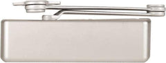 Stanley - Multi-Size Closer Manual Damper - Aluminum Finish, Non-Handed - USA Tool & Supply