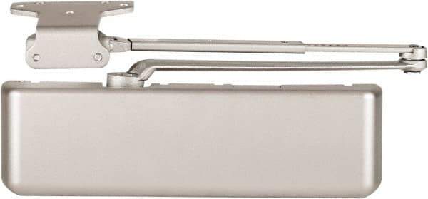 Stanley - Multi-Size Closer Manual Damper - Aluminum Finish, Non-Handed - USA Tool & Supply