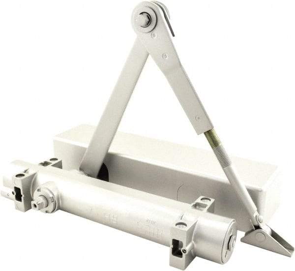 Stanley - Multi-Size Closer Manual Damper - Aluminum Finish, Non-Handed - USA Tool & Supply