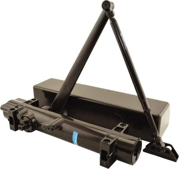 Stanley - Multi-Size Closer Manual Damper - Dark Bronze Finish, Non-Handed - USA Tool & Supply
