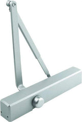 Stanley - Multi-Size Closer Manual Damper - Aluminum Finish, Non-Handed - USA Tool & Supply