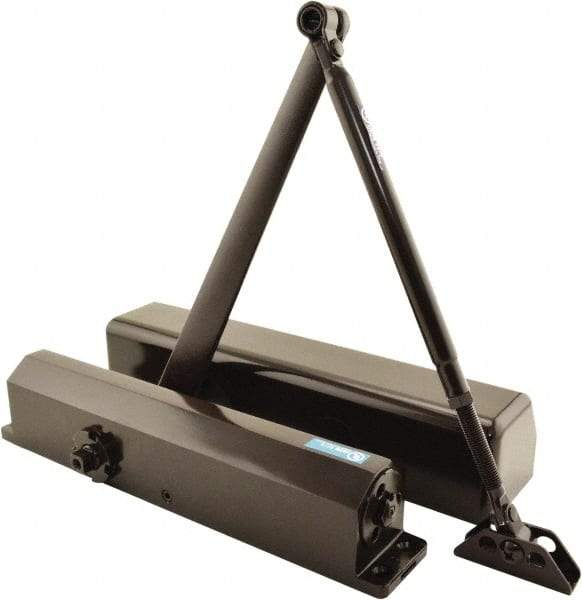 Stanley - Multi-Size Closer Manual Damper - Dark Bronze Finish, Non-Handed - USA Tool & Supply