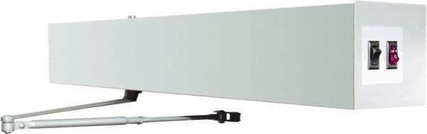 Stanley - Automatic Door Power Operated Damper - Surface Mount, Nonhanded, Aluminum Finish - USA Tool & Supply