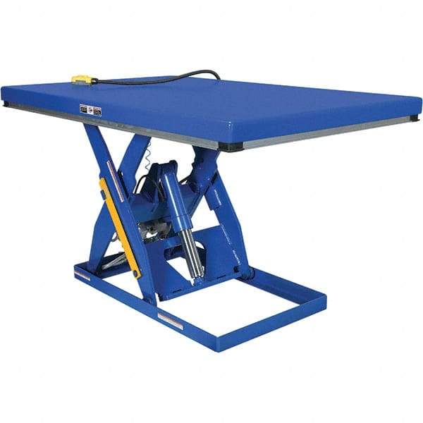 Vestil - 3,000 Lb Capacity Hydraulic Scissor Lift - 7" to 43" Lift Height, 72" Platform Length x 48" Platform Width - USA Tool & Supply