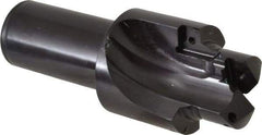 Allied Machine and Engineering - IS0 11926-1, SAE J1926-1/MS-16142 Standard, 1-5/16-12, 16 Tube Dash Number, 15° Porting Angle, 1.231" Pilot Diam, 1-1/4" Shank Diam, Indexable Spade Blade Insert Porting Tool - 2 Porting Inserts, 4.921" Overall Length - USA Tool & Supply