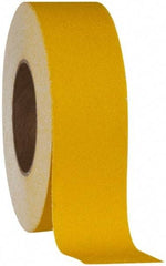 NMC - Yellow Solid Color Anti-Slip Vinyl Tape - 2" Wide x 60' Long x 0.02" Thick, General Traffic - USA Tool & Supply