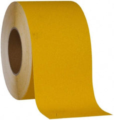 NMC - Yellow Solid Color Anti-Slip Vinyl Tape - 4" Wide x 60' Long x 0.02" Thick, General Traffic - USA Tool & Supply