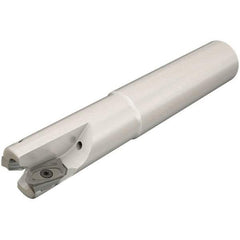 Iscar - 1-1/4" Cut Diam, 0.531" Max Depth of Cut, 1-1/4" Shank Diam, 5-1/2" OAL, Indexable Square Shoulder End Mill - HM90 AXCR 1505.. Inserts, Cylindrical Shank, 90° Lead Angle, Through Coolant, Series Helialu - USA Tool & Supply