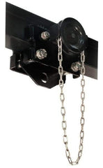 Coffing - 2 Ton Capacity Hand Geared Trolley - 2-3/8" to 8-7/8" Flange Width, 4-1/4" Wheel Diam, 6" to 24" I-Beam, 45" Min Radius - USA Tool & Supply