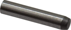 Made in USA - 2mm Diam x 10mm Pin Length 416 Stainless Steel Precision Dowel Pin - C 36-42 Hardness, 1 Beveled & 1 Rounded End - USA Tool & Supply