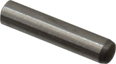 Made in USA - 2.5mm Diam x 12.5mm Pin Length 416 Stainless Steel Precision Dowel Pin - C 36-42 Hardness, 1 Beveled & 1 Rounded End - USA Tool & Supply