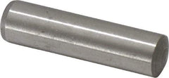 Made in USA - 10mm Diam x 40mm Pin Length 416 Stainless Steel Precision Dowel Pin - C 36-42 Hardness, 1 Beveled & 1 Rounded End - USA Tool & Supply