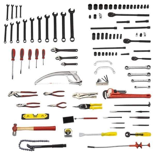 Proto - 107 Piece Railroad Tool Set - Tools Only - USA Tool & Supply