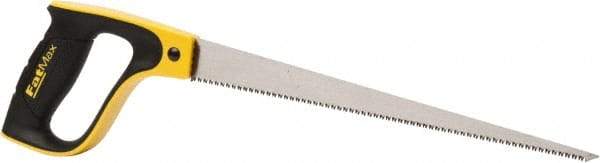 Stanley - 12" Steel Blade Compass Saw - Plastic Handle, Closed Grip, 15" OAL - USA Tool & Supply