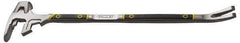 Stanley - 30" OAL Functional Utility Bar - 1-3/4" Wide, Forged Steel - USA Tool & Supply