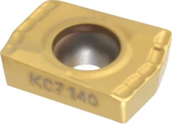 Kennametal - DFR030204 MD Grade KC7140 Carbide Indexable Drill Insert - TiN/TiCN Finish - USA Tool & Supply