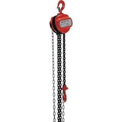 Vestil - 2,000 Lb Lifting Capacity, 10' Lift Height, Hand Hoist - Made from Chain - USA Tool & Supply