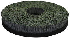 Osborn - 14" 120 Grit Silicon Carbide Crimped Disc Brush - Fine Grade, Plain Hole Connector, 1" Trim Length, 7/8" Arbor Hole - USA Tool & Supply